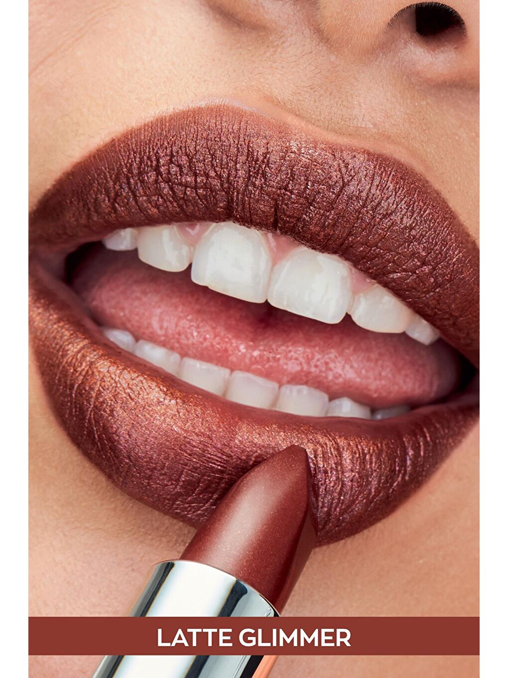 Ultra Shimmer Lipstick - Latte Glimmer-4