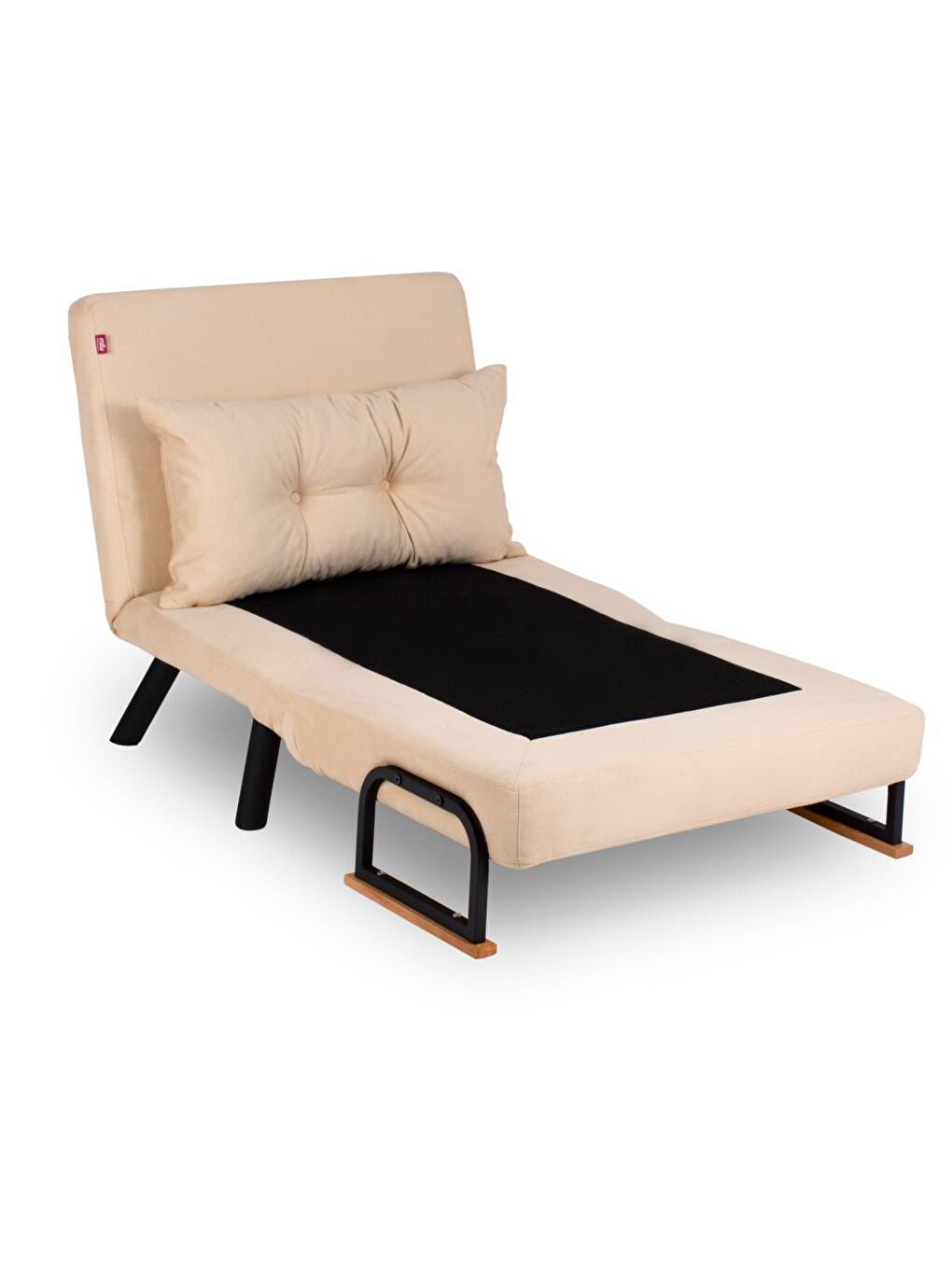 Ekru Sando Tekli Katlanır Yataklı Koltuk - Krem-2