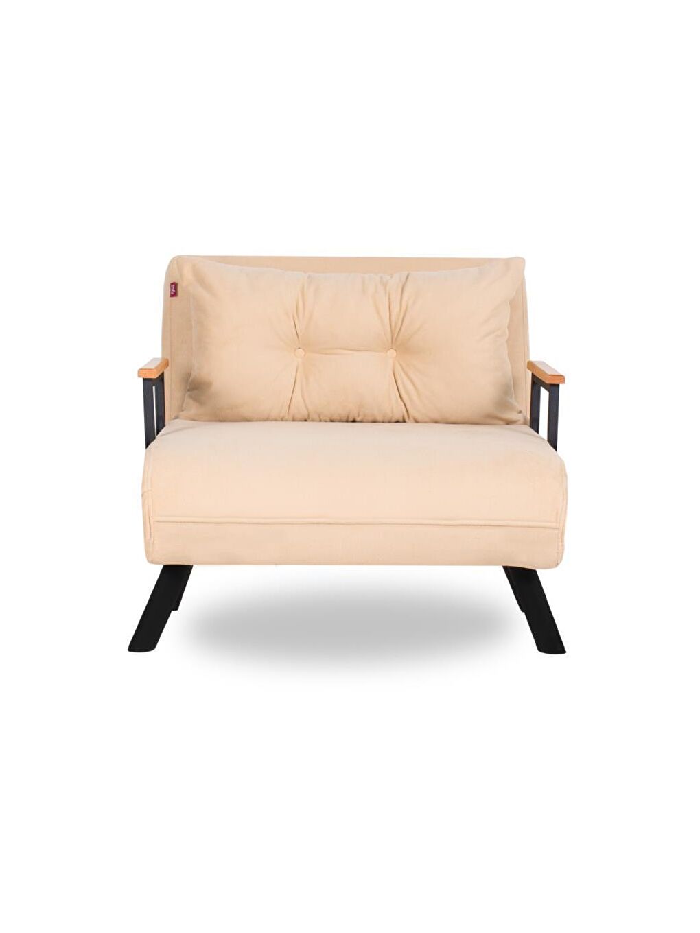 Ekru Sando Tekli Katlanır Yataklı Koltuk - Krem-4