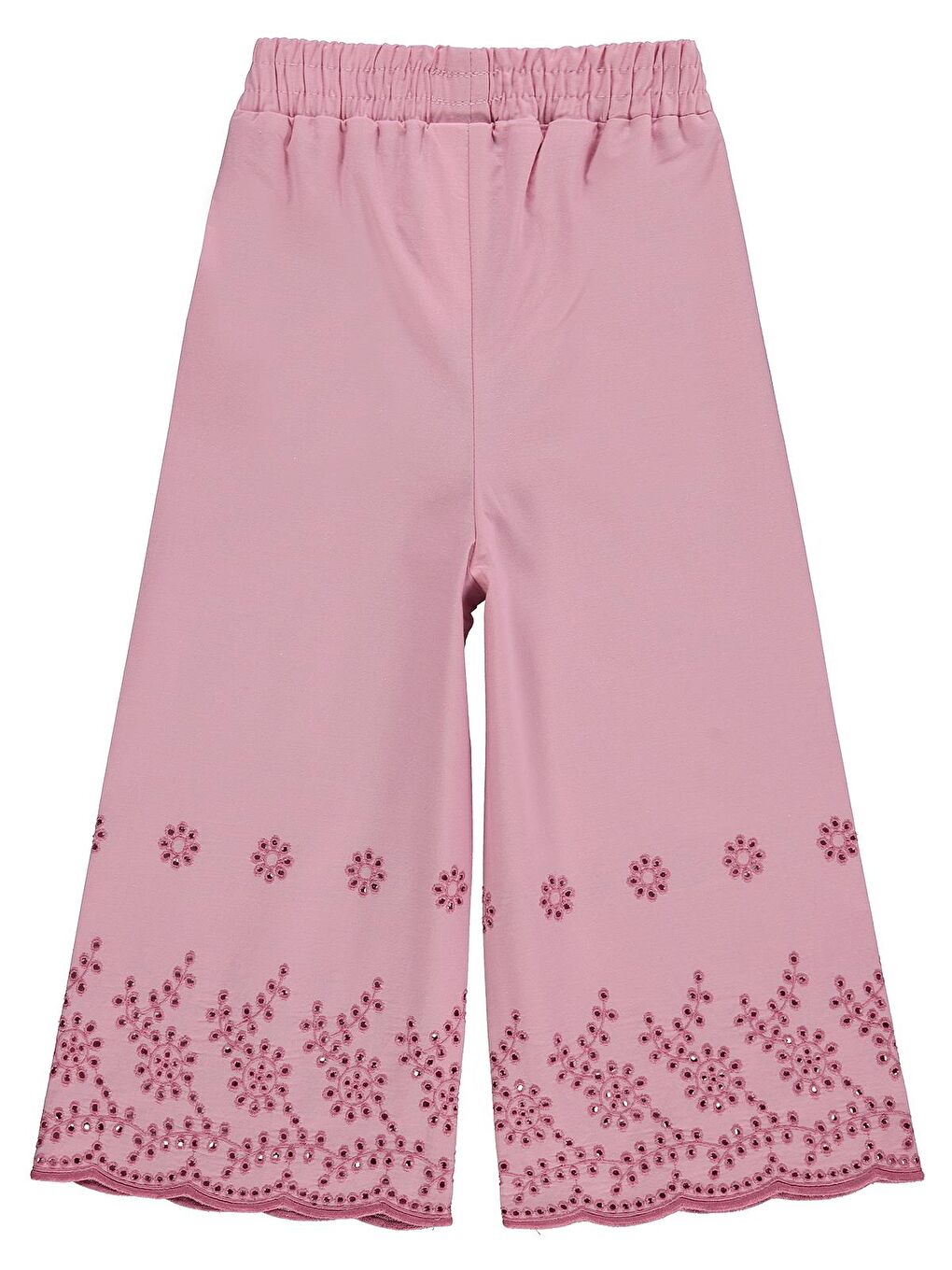 Girls Beli Kemerli 2-5 Yaş Pantolon - Pembe-1