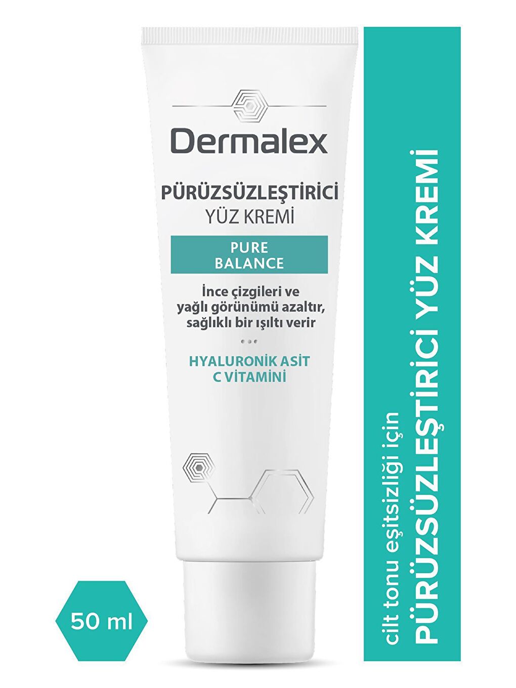 Dermalex Renksiz Pure Balance Pürüzsüzleştirici Yüz Kremi