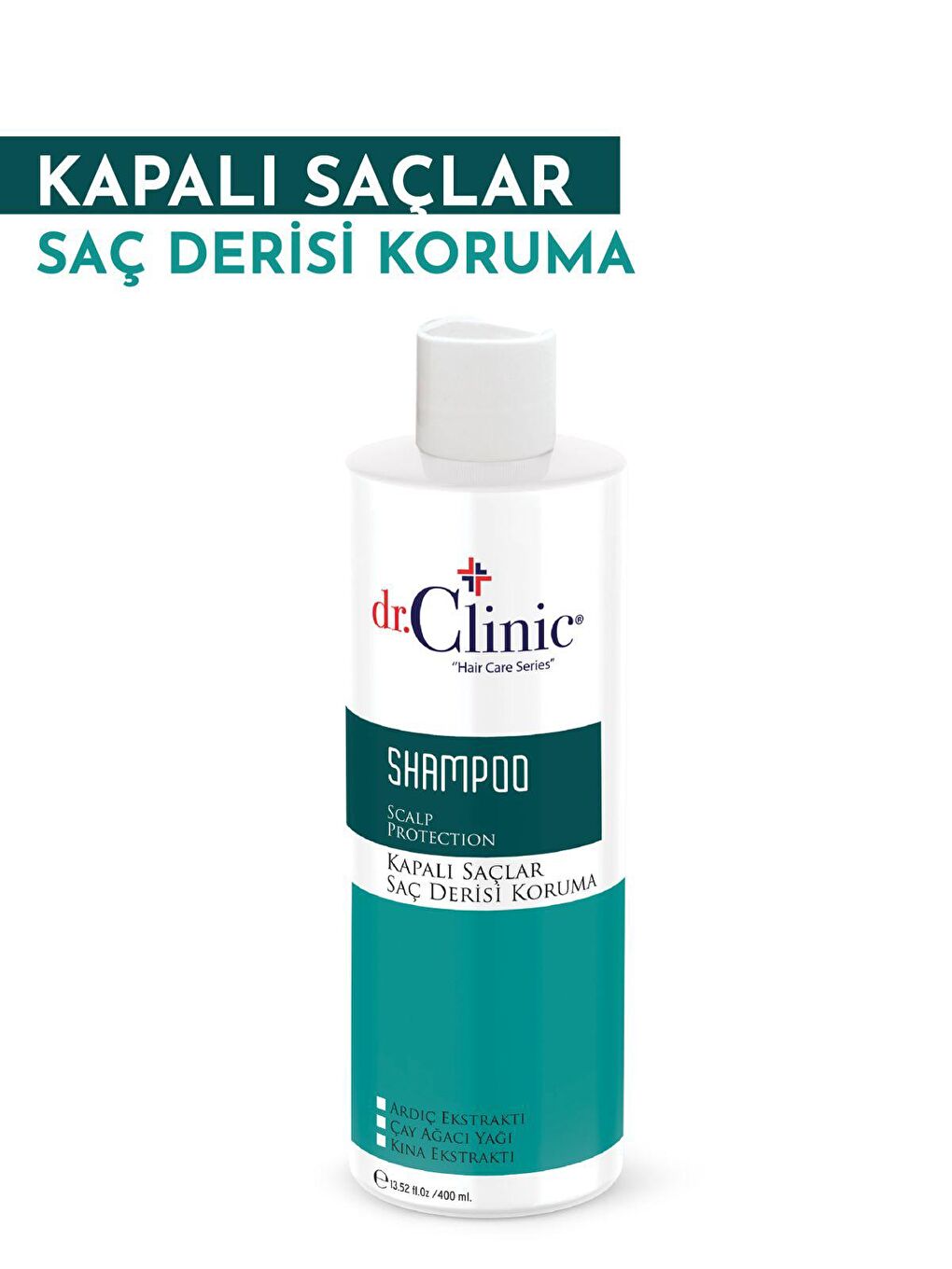 Dr. Clinic Şeffaf Kapalı Saçlar Saç Derisi Koruma Şampuan 400 ML