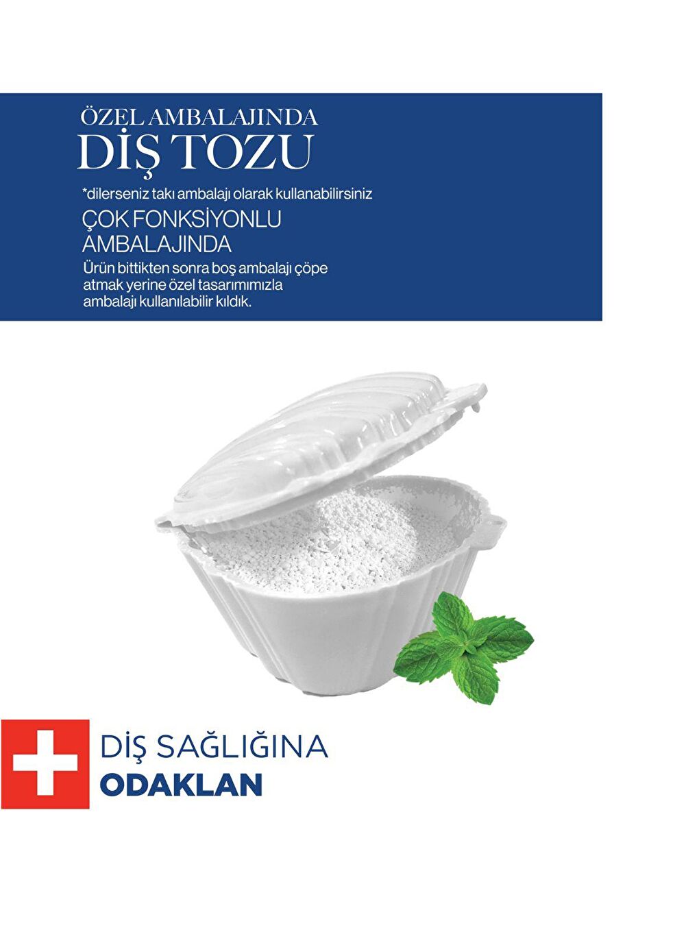 Dr. Clinic Şeffaf Diş Parlatma Tozu 50 g