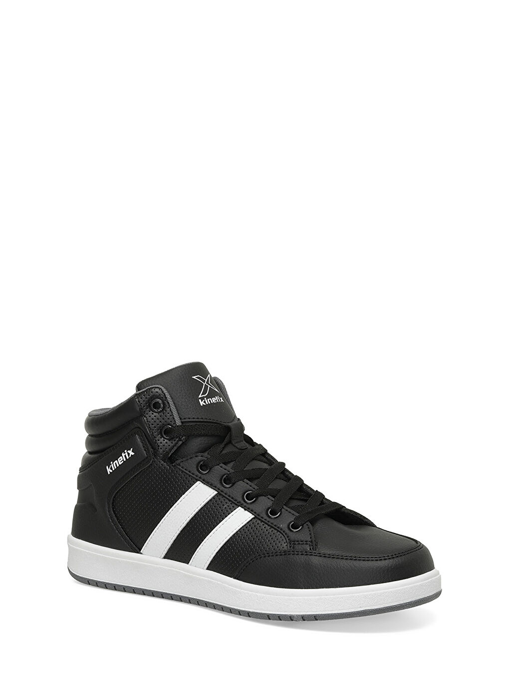 KORT PU HI 4PR Siyah Erkek High Sneaker-1