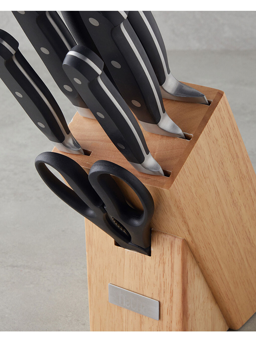 Master Paslanmaz Çelik 8 Parça Bıçak Seti 34.5x34x33.5x24.5x21 cm Siyah-3