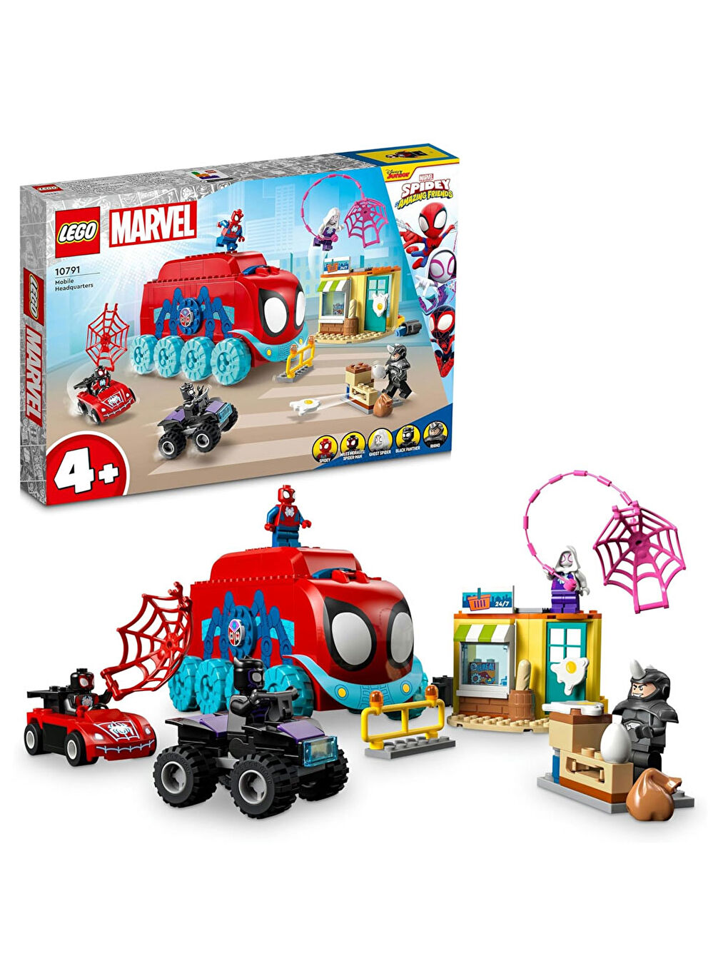 Lego Marvel Spidey Ekibinin Mobil Karargahı 10791