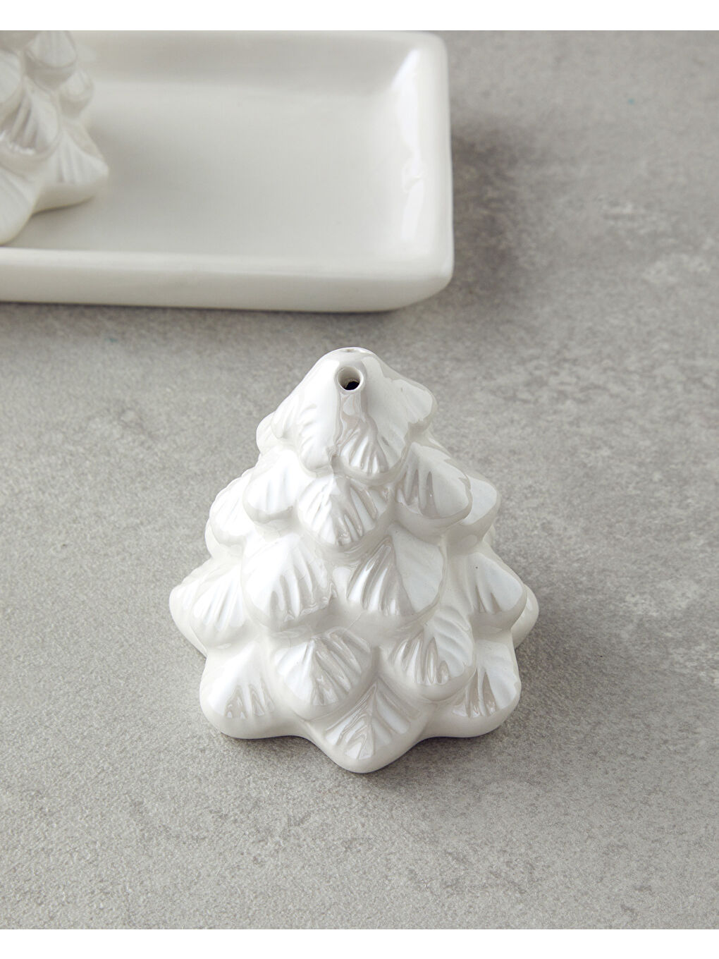 Christmas Tree Dolomite 2'li Tuzluk - Biberlik 6x14 cm Beyaz-2