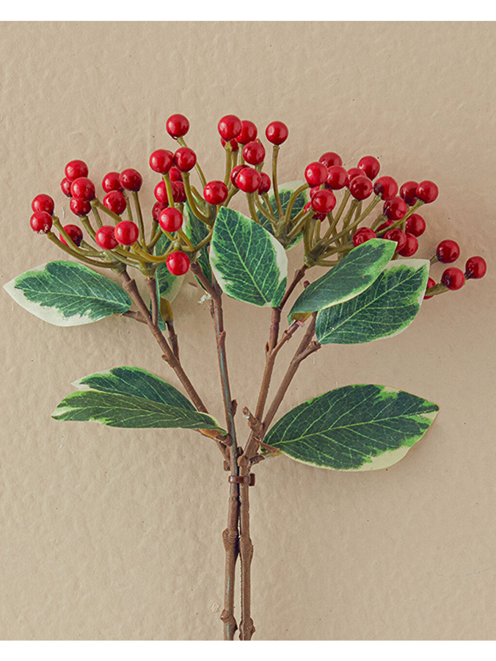 Berry Tek Dal Yapay Çiçek Kırmızı-1