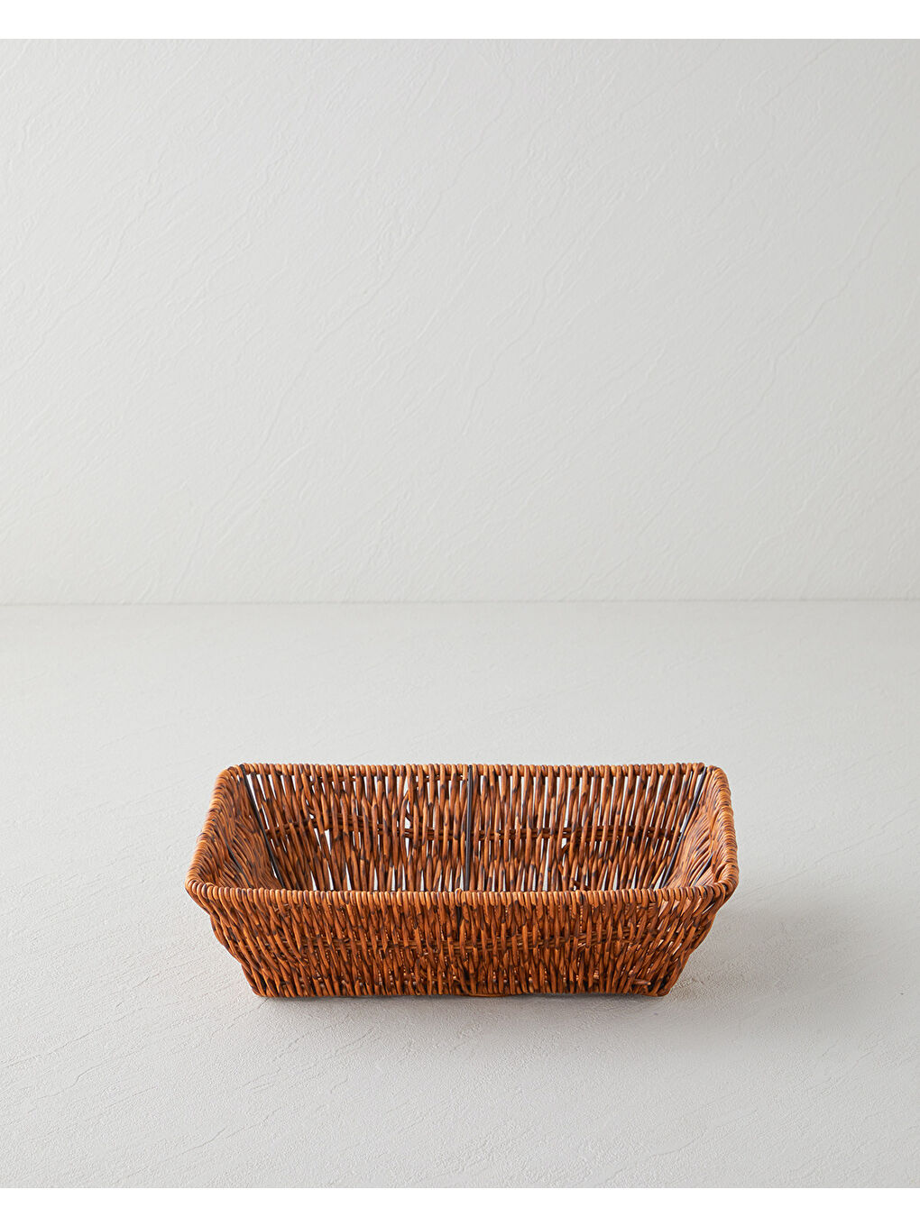 Crustic Plastik Ekmek Sepeti 26x20x7 cm Kahverengi