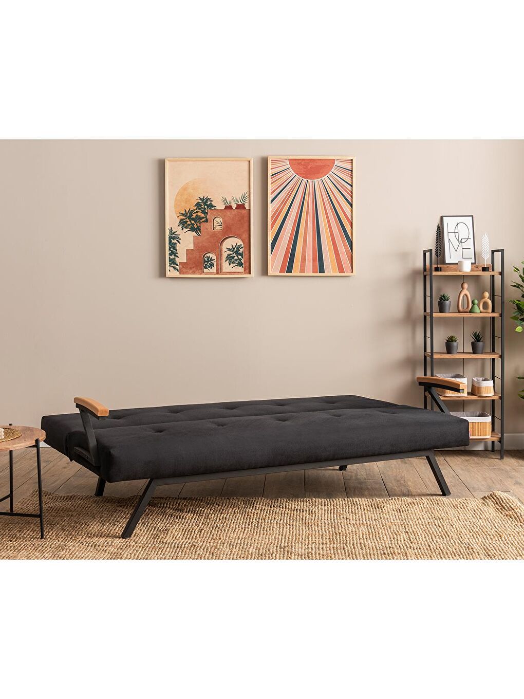 Zven Üçlü Yataklı Koltuk - Soho Siyah-1