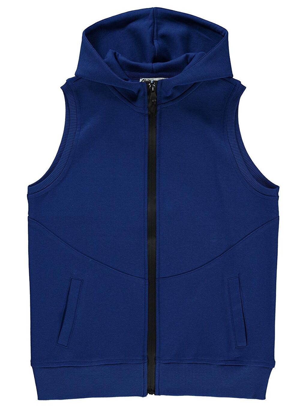 Boys Erkek Çocuk Kapüşonlu Yelek 10 13 Yaş Açık Lacivert