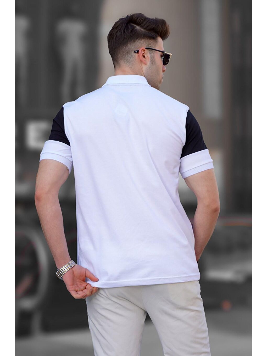 Beyaz Baskılı T-Shırt-1