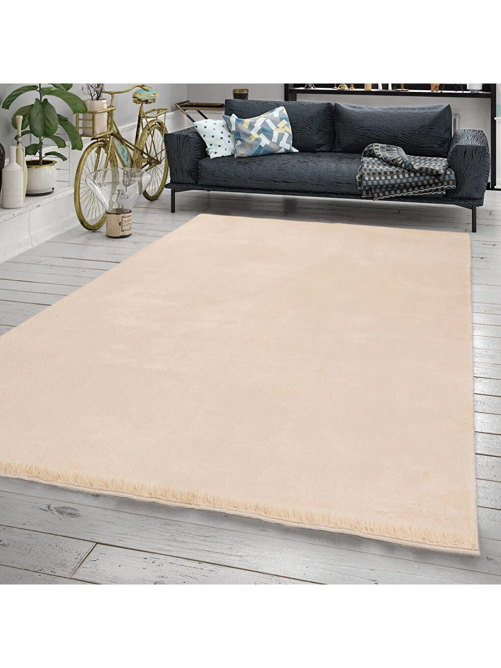 Ekru Royal Halı 80x150 Krem