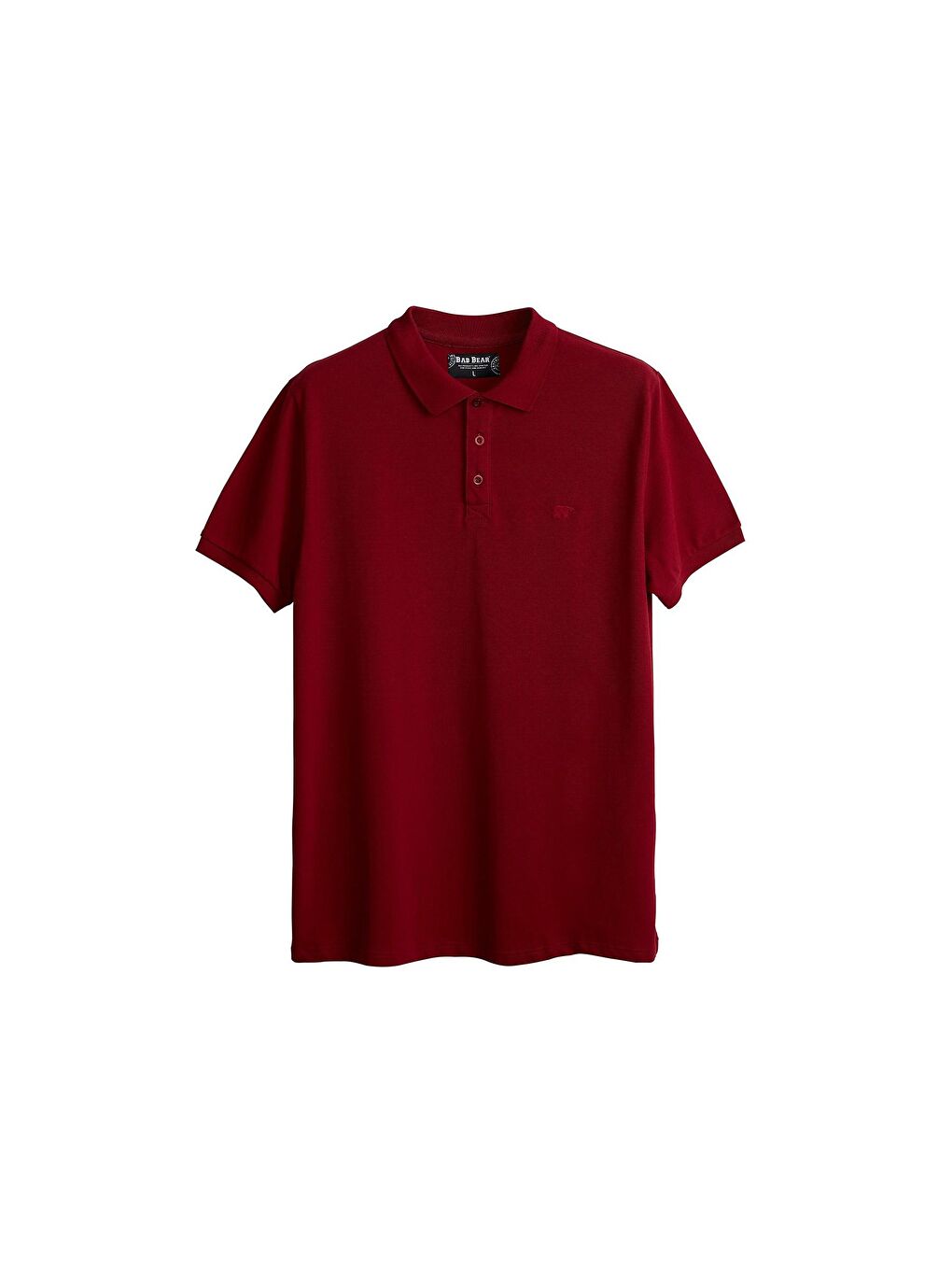 Bad Bear Bordo Stark Erkek Bordo Polo Tişört