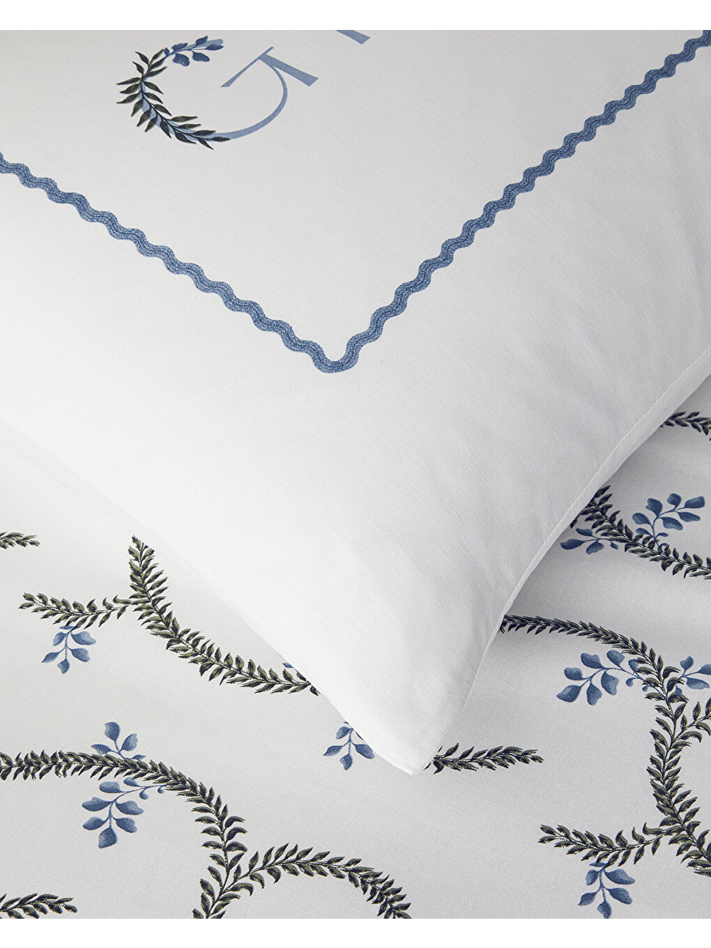 Campanule Pamuklu Ranforce Çift Kişilik Nevresim Takımı 200x220 cm Mavi-4