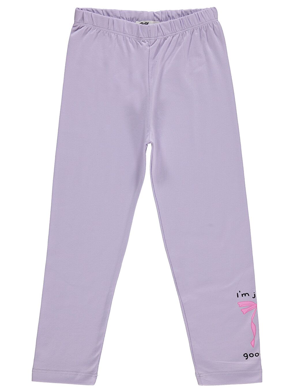 Girls Kurdela Baskılı 6-9 Yaş Tayt - Lila