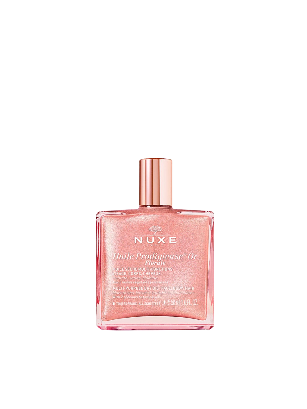 Nuxe Renksiz Huile Prodigieuse Or Florale Altın Parıltılı Çok Amaçlı Kuru Yağ 50 ml