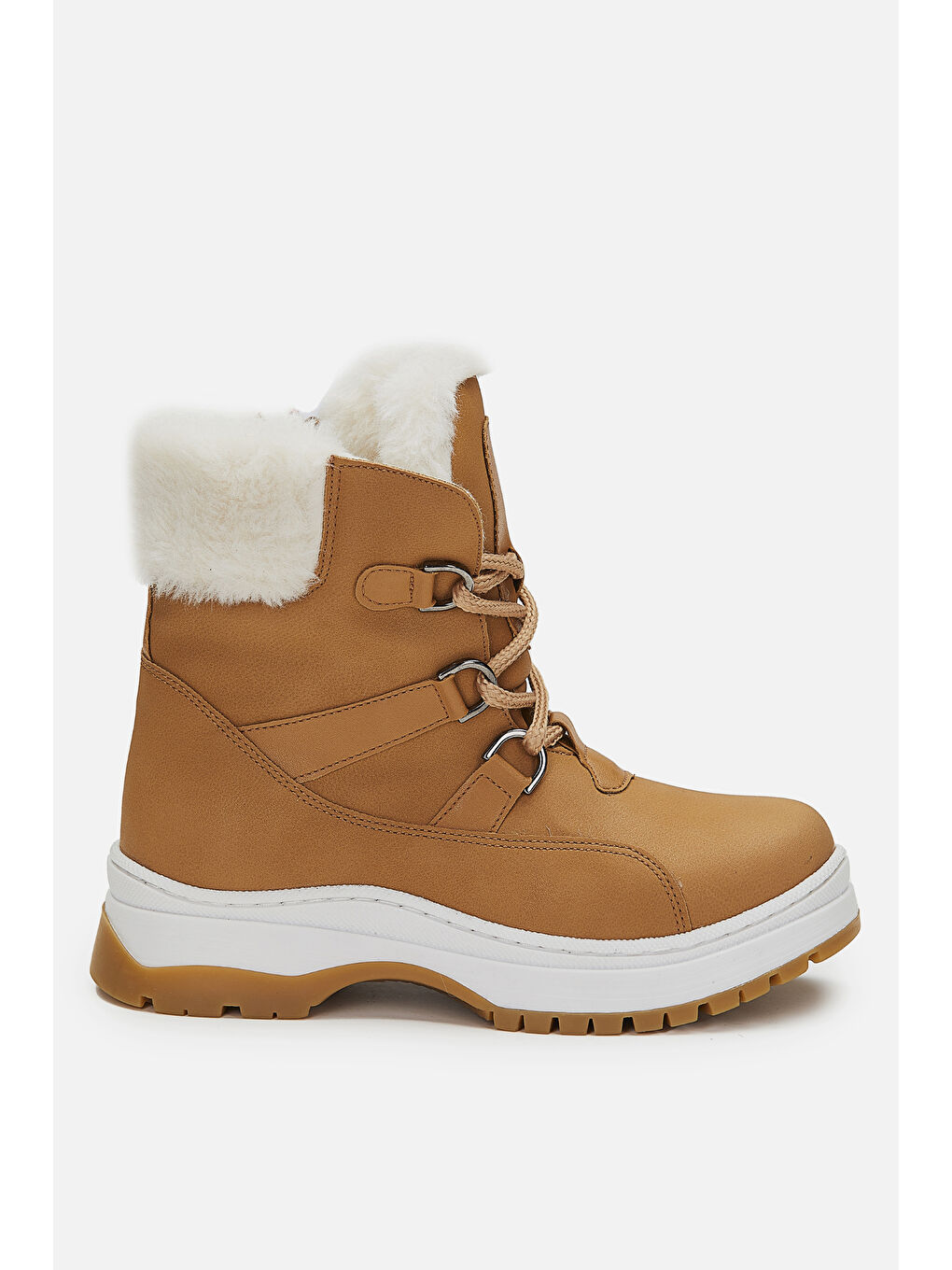 Kahverengi Alexis Kürklü Kız Çocuk Camel Bot