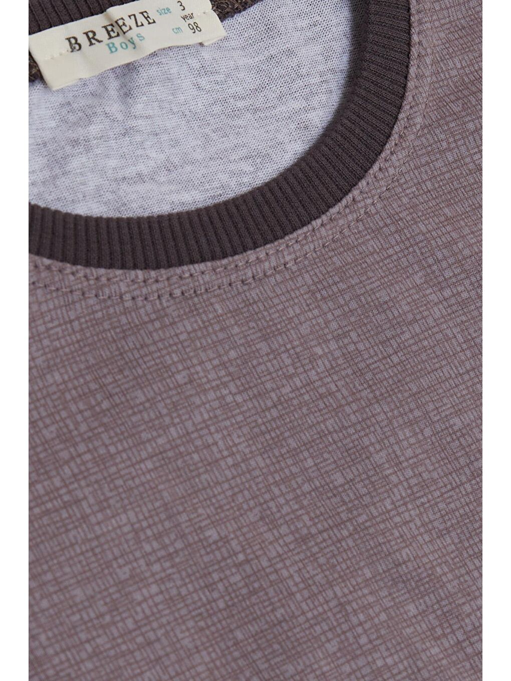 Bej Erkek Bebek Şortlu Pijama Takımı Gülenyüz Meşe Palamutu Desenli Vizon (9 Ay-2 Yaş)-1