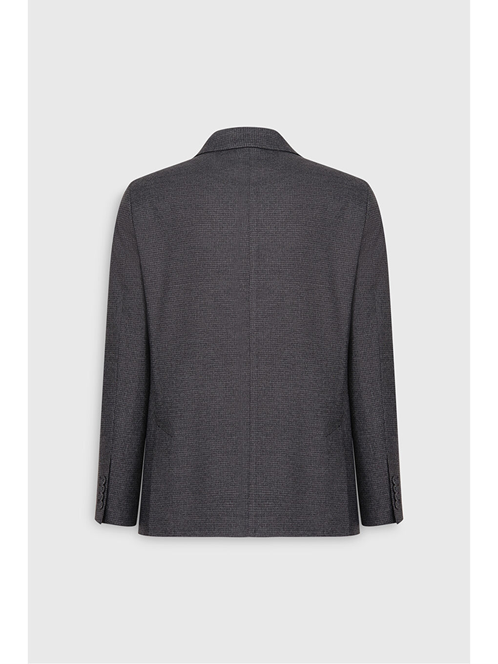 Erkek Siyah Regular Fit Rahat Kesim Mono Yaka Desenli Kapak Cepli Ceket-9