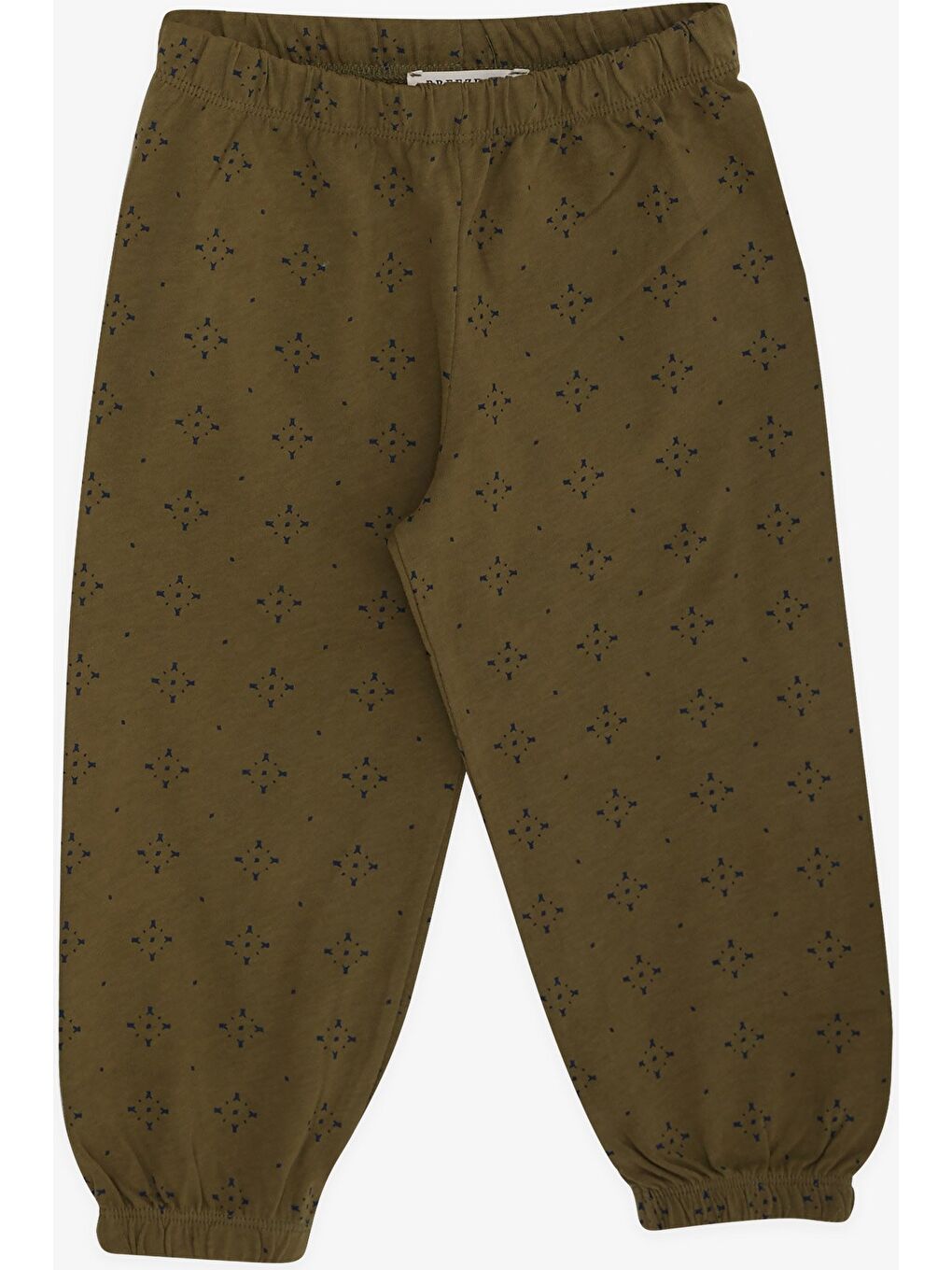 Erkek Bebek Pijama Takımı Desenli Haki Yeşil (9 Ay)-4