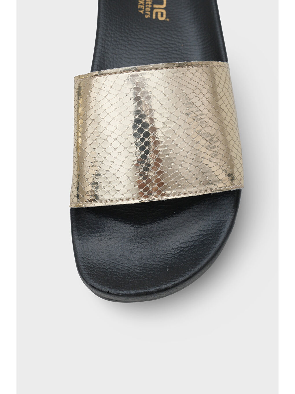 Sarı Karina Kadın Desenli Terlik-1