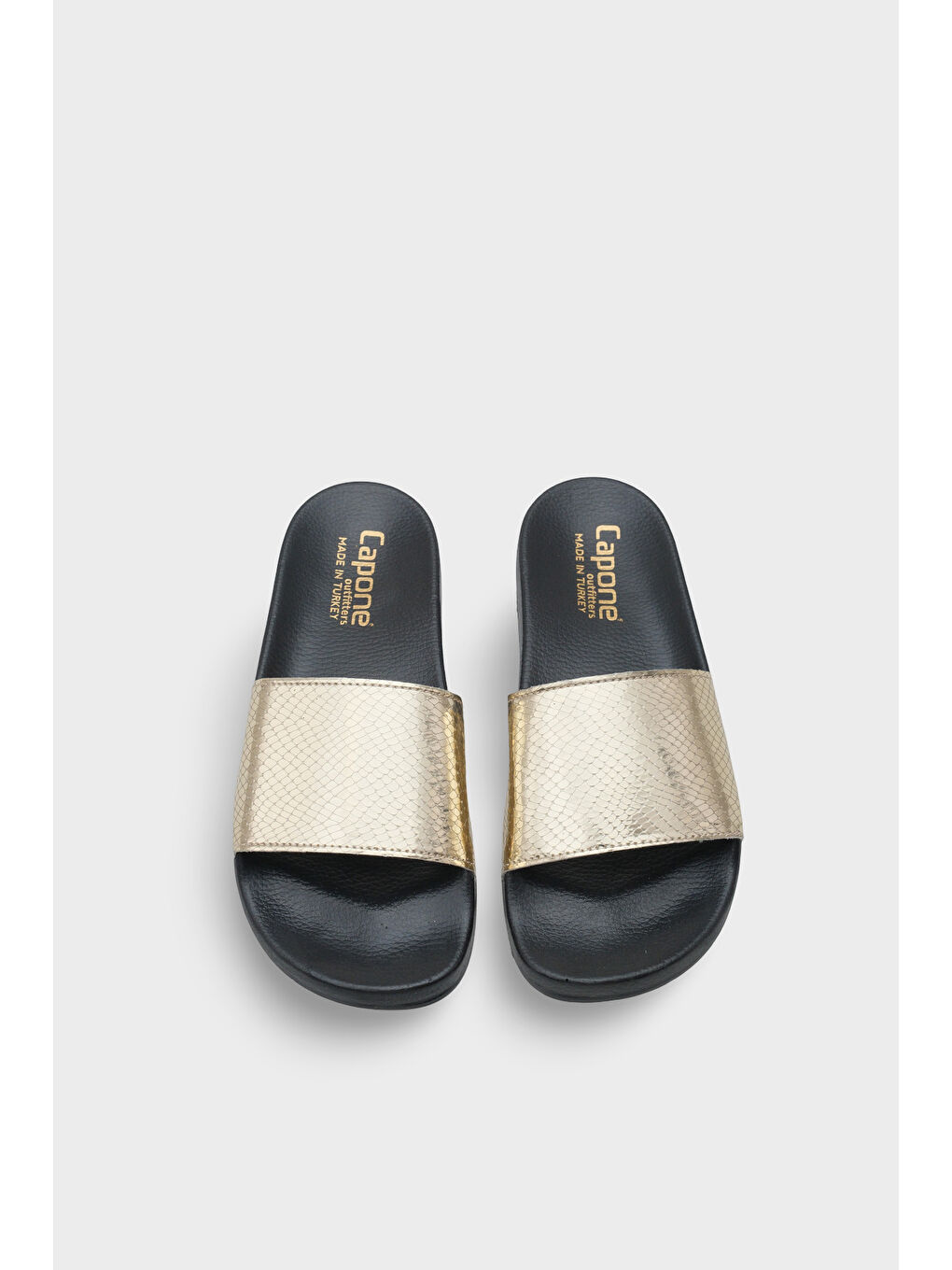 Sarı Karina Kadın Desenli Terlik-3