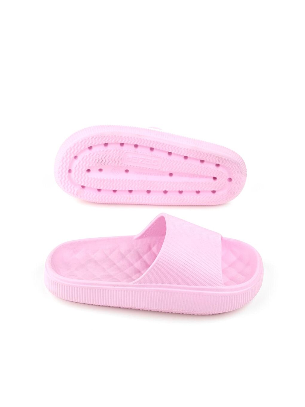 Pembe Yazlık Islak Zemine Uygun Kadın Terlik-4