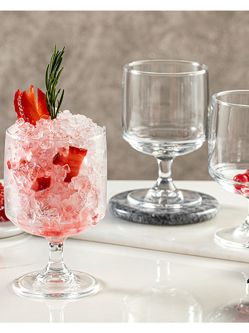 Renksiz Basic Cam 3'lü Cup 300 ml Şeffaf