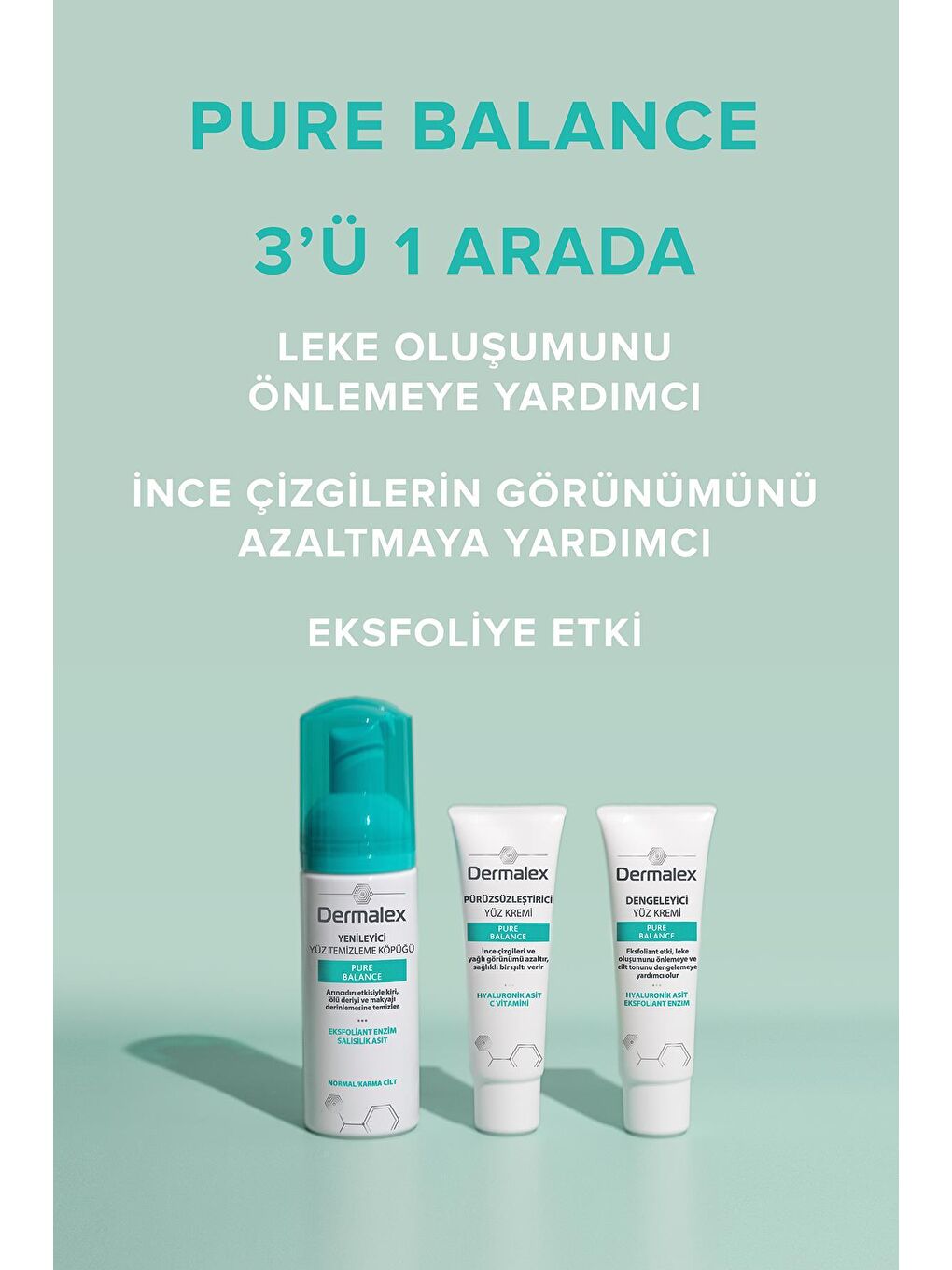 Dermalex Renksiz Pure Balance Dengeleyici Yüz Kremi - 4