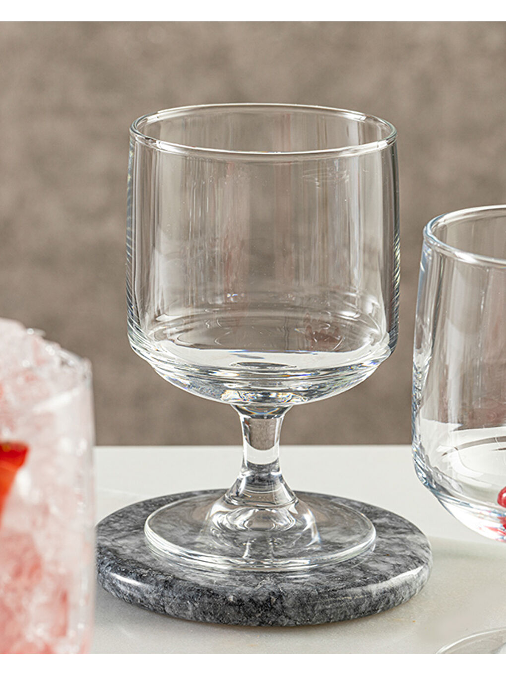 Renksiz Basic Cam 3'lü Cup 300 ml Şeffaf-2