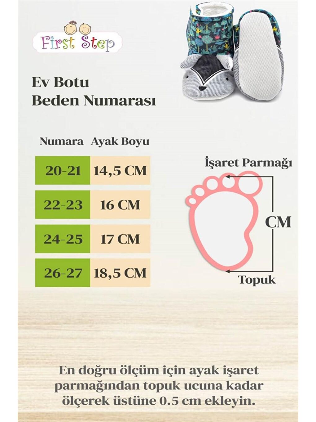 First Step Saks F-819 Saks Uzay Ev Botu - 3