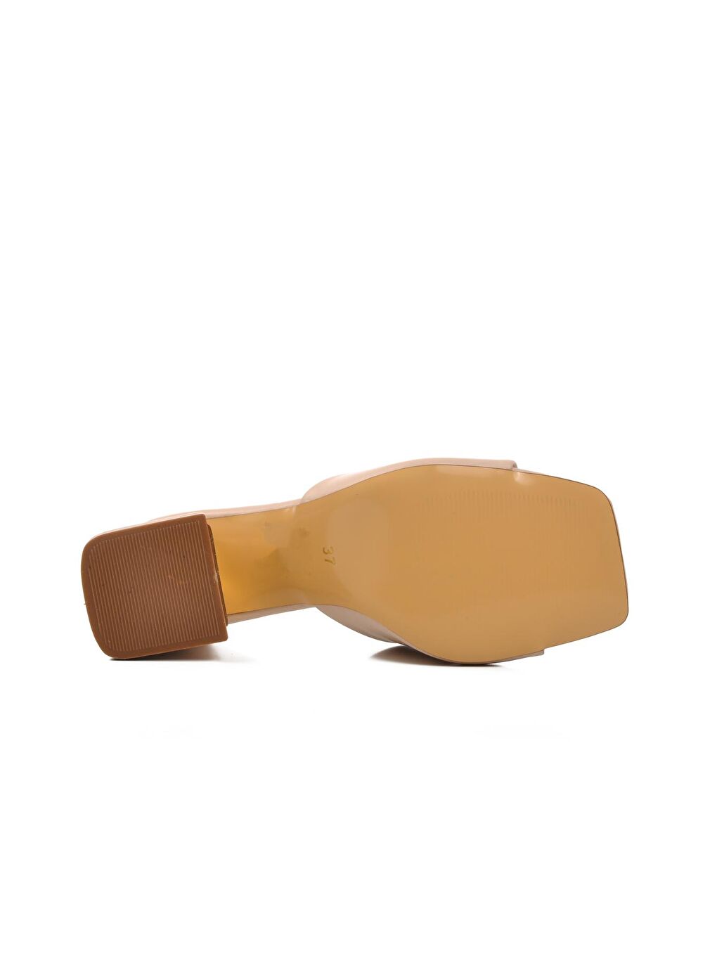 Bej Kadın topuklu  Terlik 312164-4