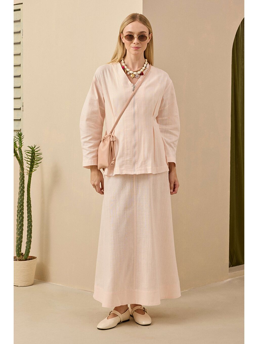 Pamuk Keten Etek Soft Pembe-2