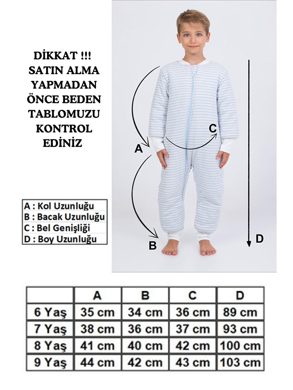 Cantoy Mavi-Sarı Erkek Çocuk Uyku Tulumu 6-9 Yaş Kalın Elyaf Dolgulu Premium Kalite 2.5 Tog - 1