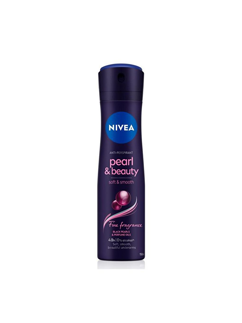 NIVEA Şeffaf Kadın Sprey Deodorant Pearl&Beauty Fine Fragrance, 48 Saat Koruma Ve Parfüm Etkisi 150 ml x2 Adet - 1