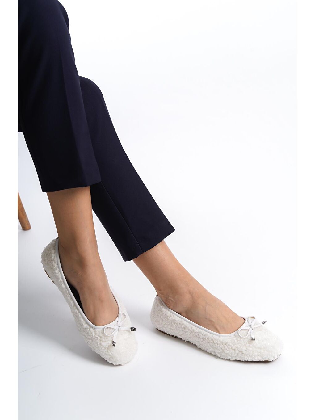 Ekru Hana Trend  Kadın Babet-4