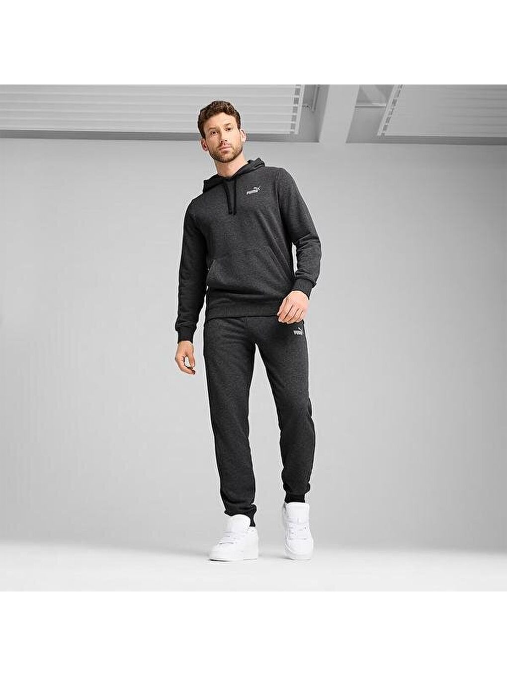 Essentials No 1 Logo Erkek Gri Eşofman Altı-2