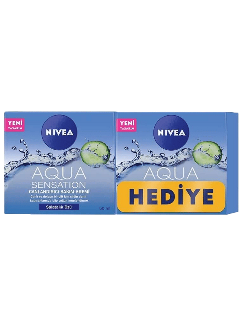 Aqua Sensation Canlandırıcı Bakım Kremi 50 ml x 2 Adet