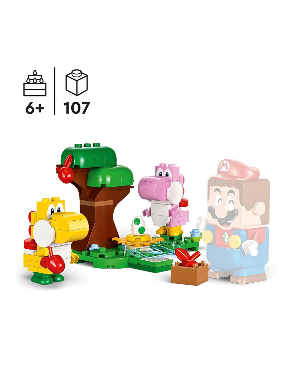 Lego Renksiz Super Mario Yoshi'S Egg Ormanı Ek Macera Seti 71428 - 1