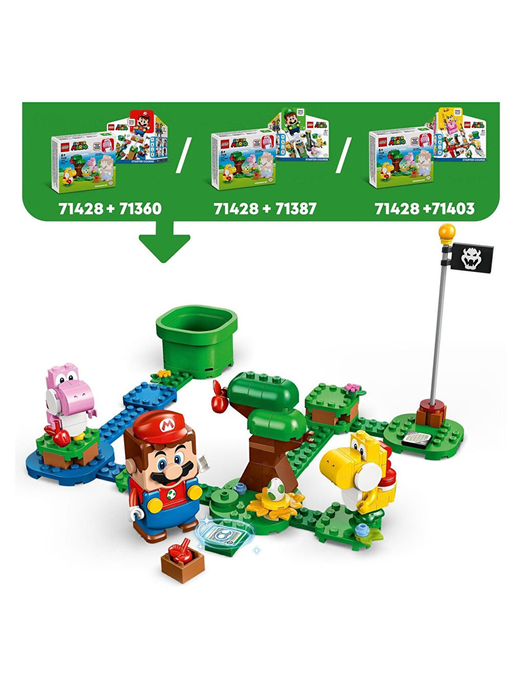 Lego Renksiz Super Mario Yoshi'S Egg Ormanı Ek Macera Seti 71428 - 7