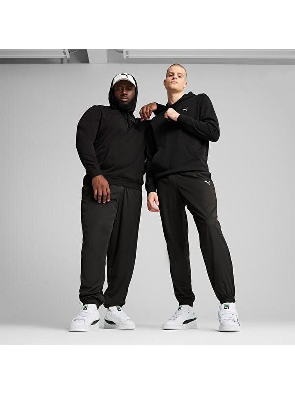 Essentials Woven Erkek Siyah Eşofman Altı-3