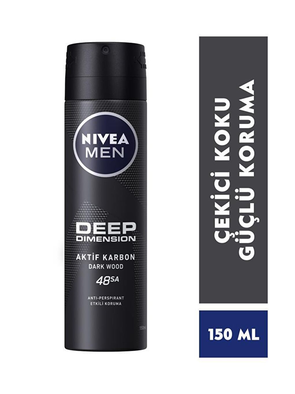 NIVEA Şeffaf Men Deep Dimension Kişisel Bakım Seti 48 Saat Anti-Perspirant Koruma Deodorant 150 ml, Tıraş Jeli - 2