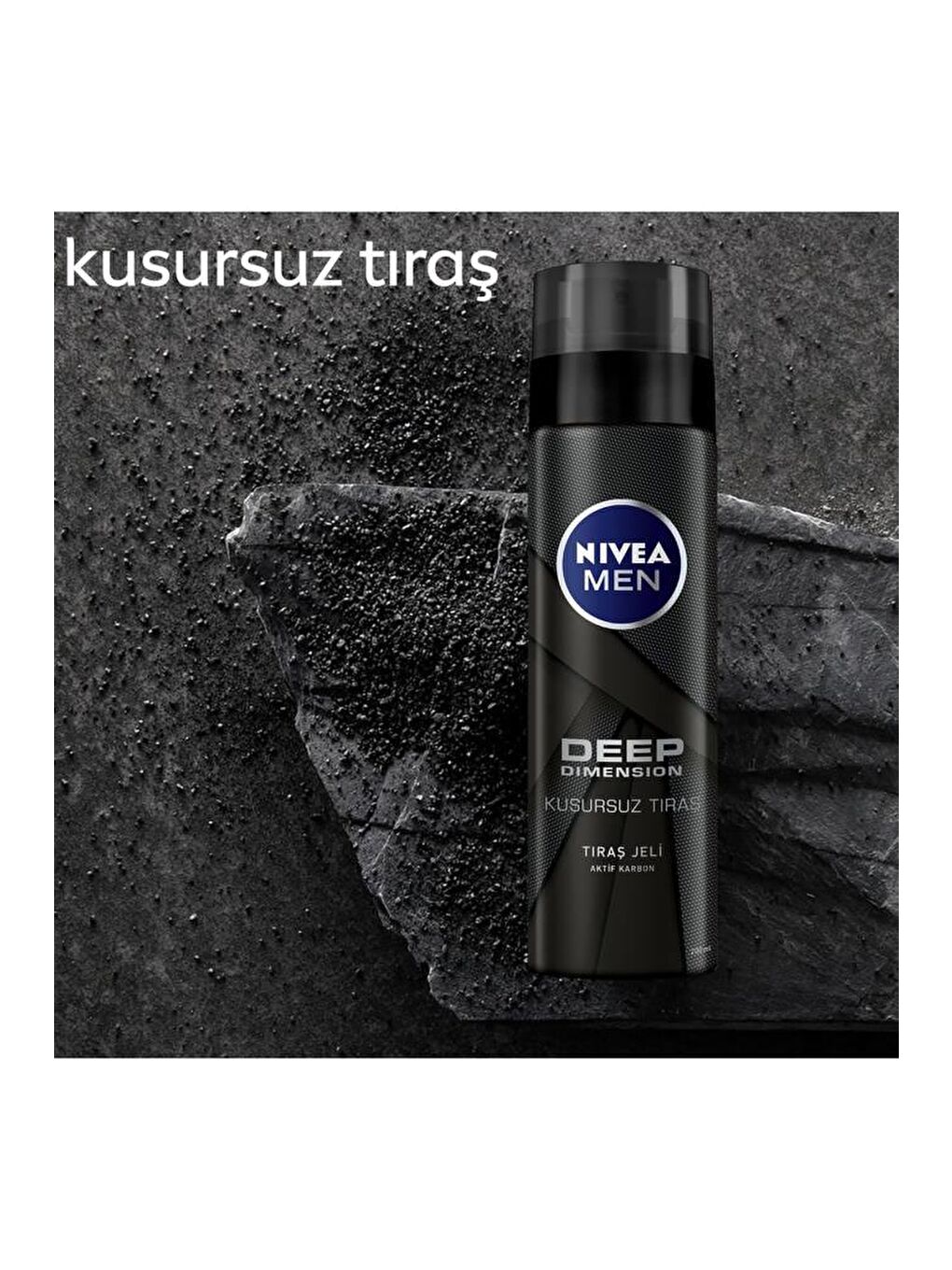 NIVEA Şeffaf Men Deep Dimension Kişisel Bakım Seti 48 Saat Anti-Perspirant Koruma Deodorant 150 ml, Tıraş Jeli - 4