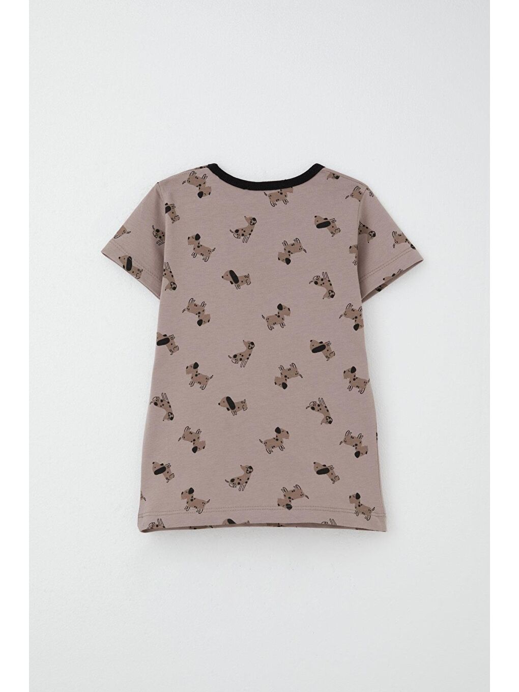 Breeze Erkek Bebek Pijama Takımı Sevimli Köpekcik Desenli Kahverengi (9 Ay-3 Yaş) - 5