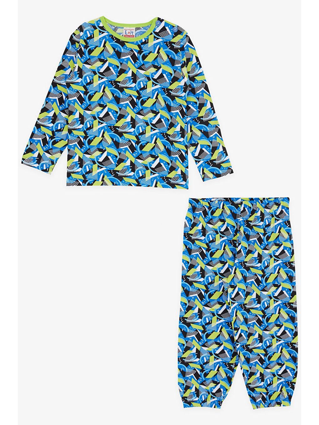 Breeze Karişik Erkek Bebek Pijama Takımı Desenli Karışık Renk (9 Ay-2 Yaş)