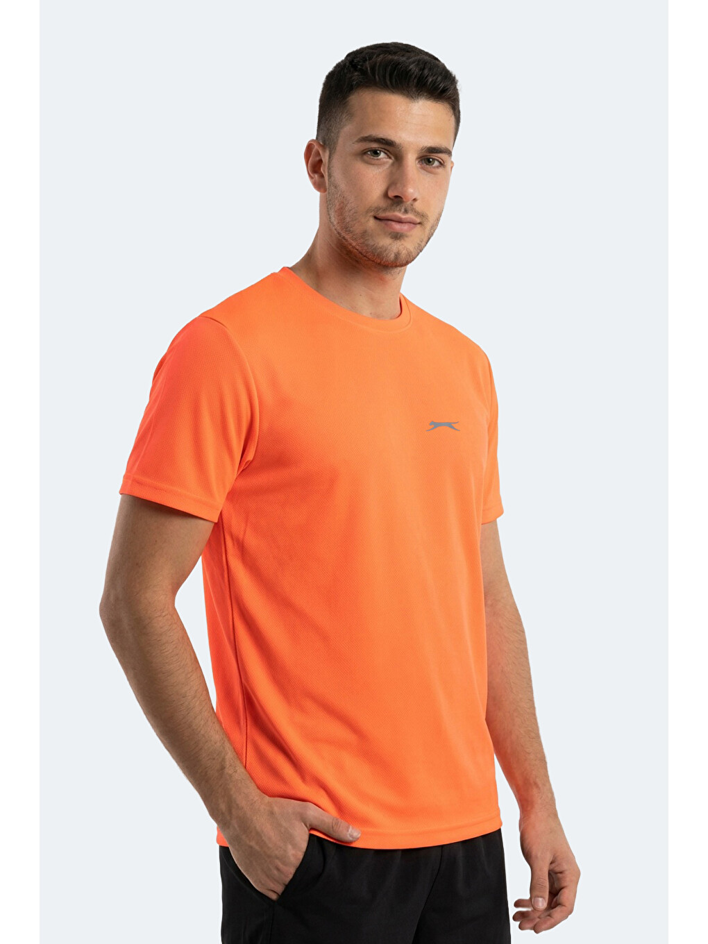 Herrera In Erkek Neon Turuncu Tişört-5