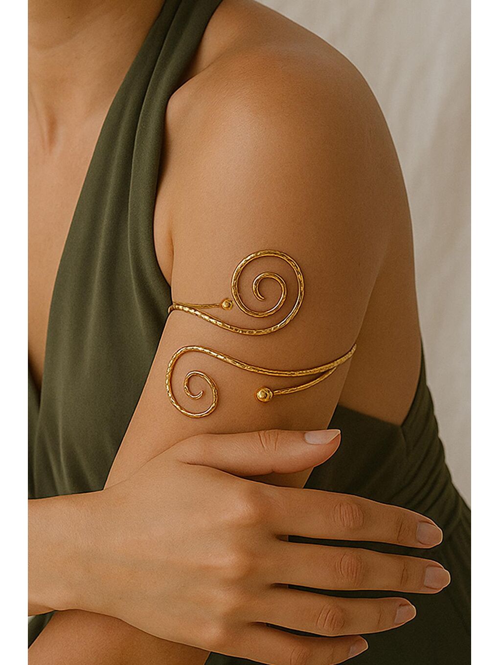 Sarı Dokulu Otantik Pazu Bilekliği Armband-4