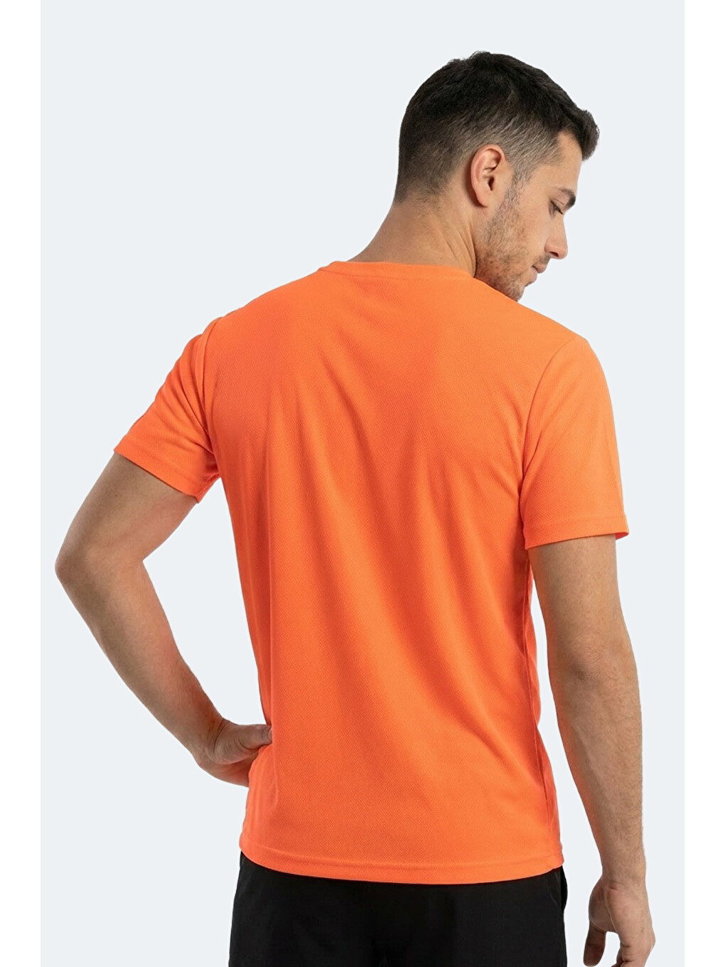Herrera In Erkek Neon Turuncu Tişört-6