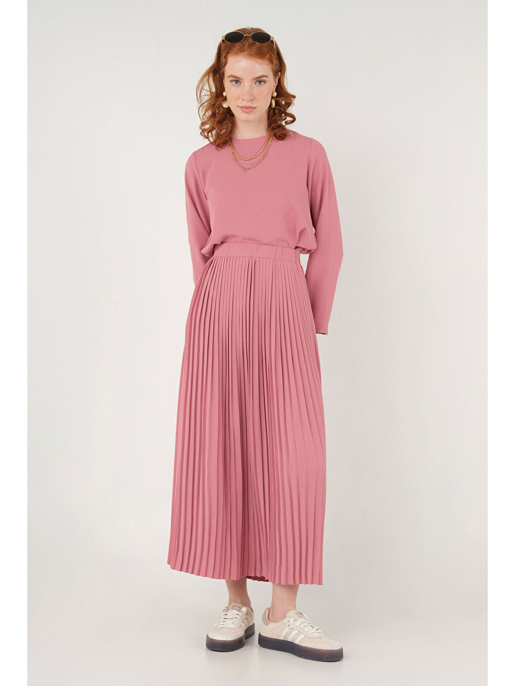 Lila Piliseli Etek Leylak-1